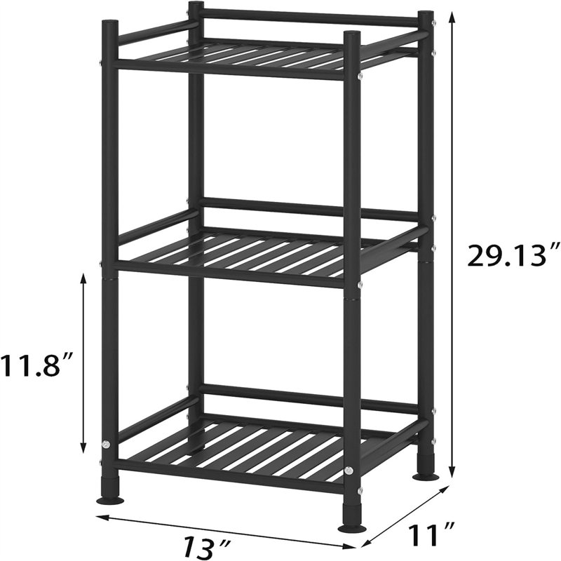 Rebrilliant Megail Metal Freestanding Bathroom Shelves Wayfair